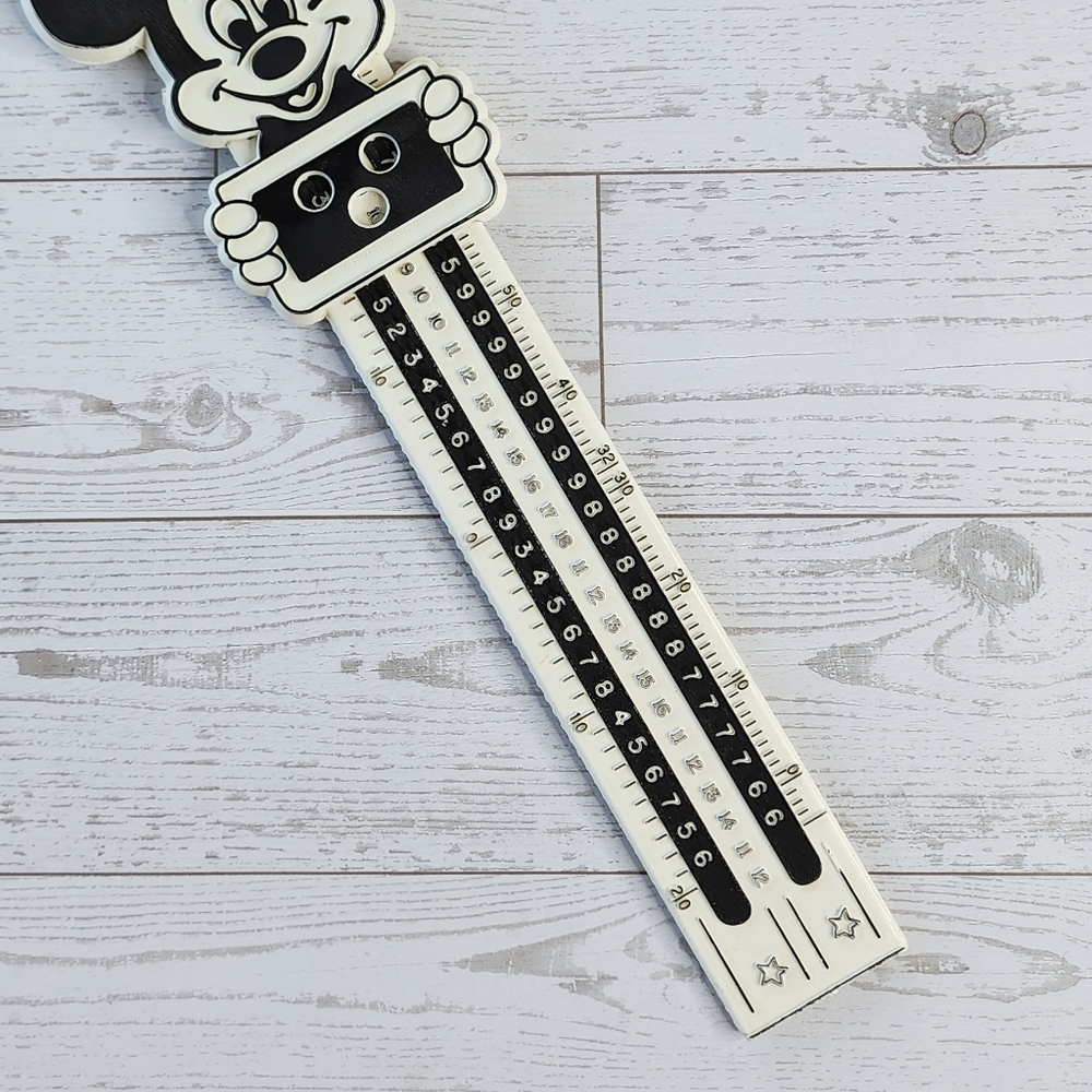 VTG Disney Mickey Math Mickey Mouse Plastic Ruler - Picture 5 of 10